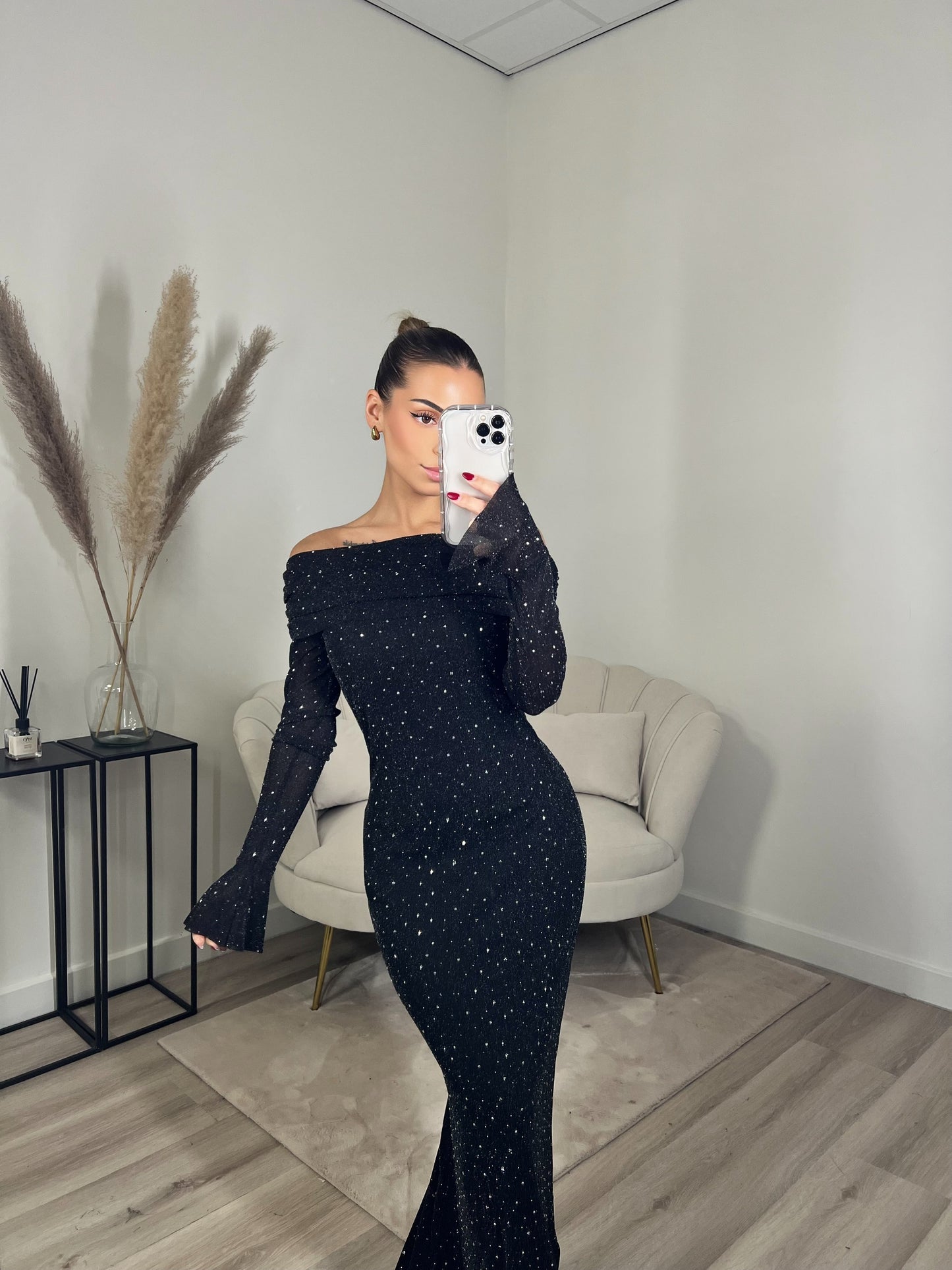 Mila™ | Sparkle Maxi Dress