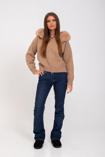 Suus™ | Fur Jacket - Bruin