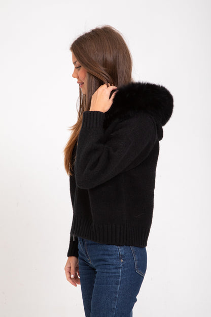 Suus™ | Fur Jacket - Zwart