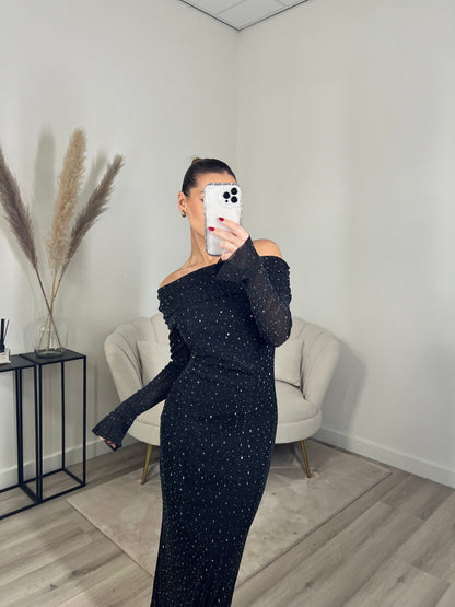 Mila™ | Sparkle Maxi Dress