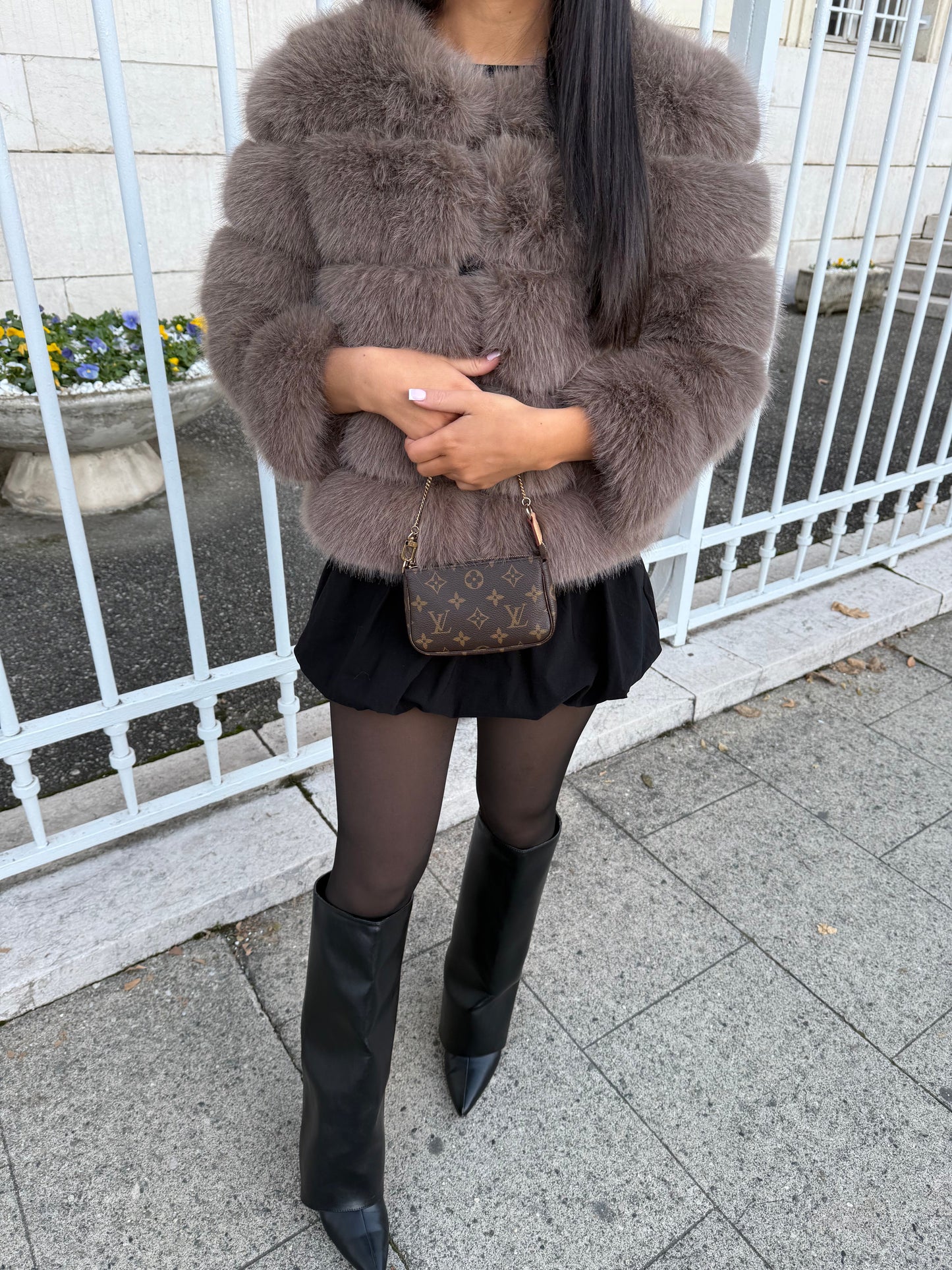 Daphne™ | Luxe Fur Coat - Hazelnut