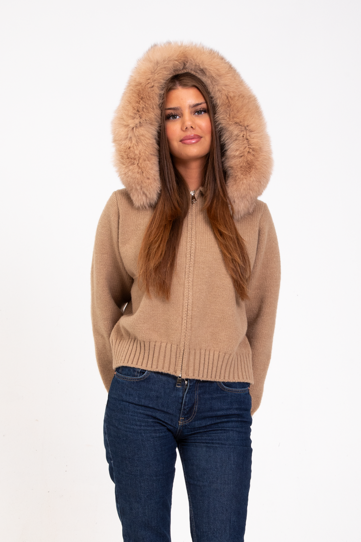 Suus™ | Fur Jacket - Bruin