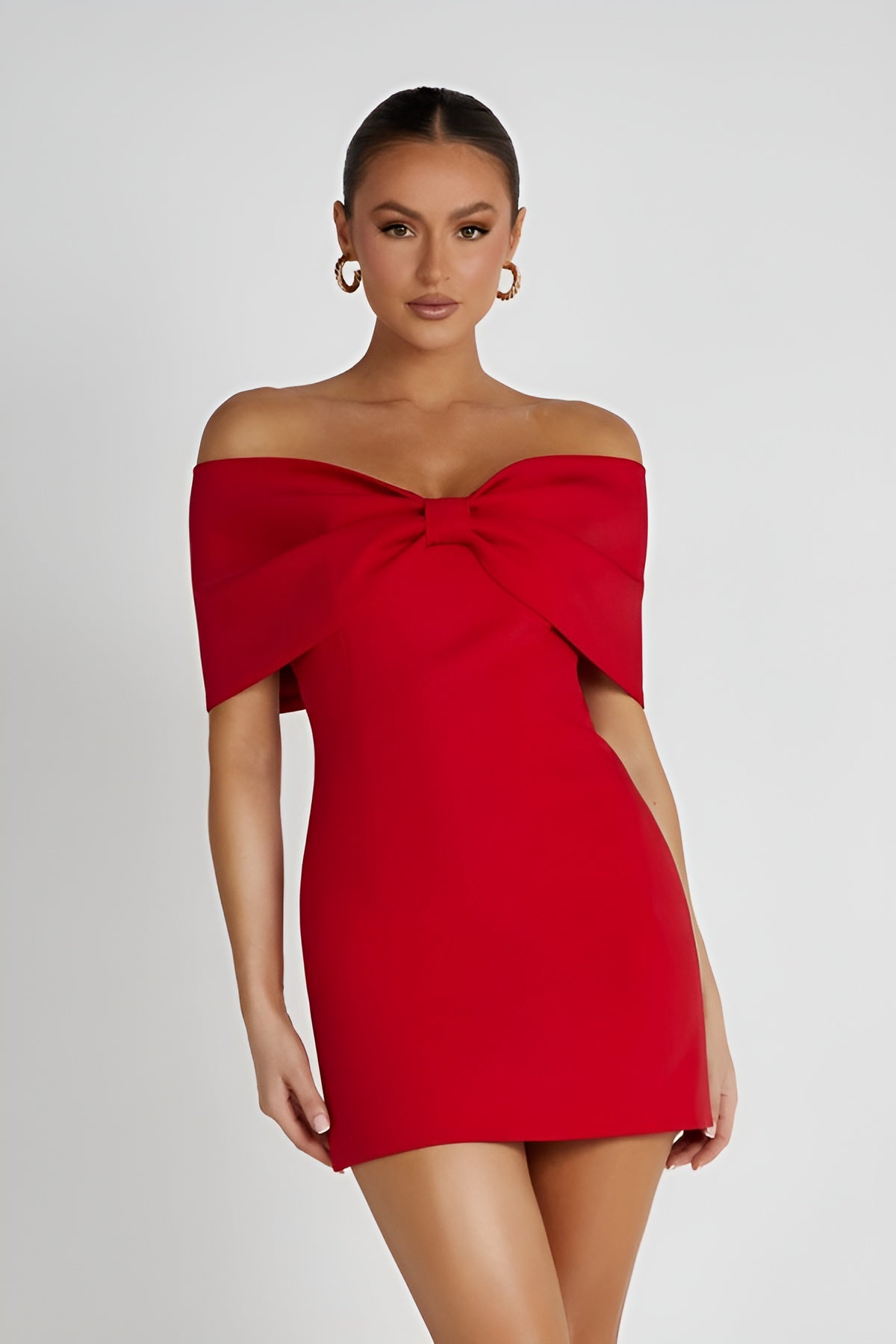 Anne™ | Off-Shoulder Bow Dress