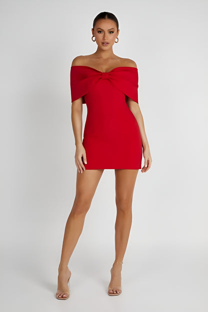 Anne™ | Off-Shoulder Bow Dress